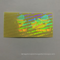 Custom design Clear Transparent 3D Laser Hologram Security Sticker